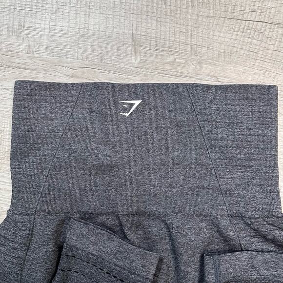 Gymshark Stretch Running/Yoga Pant/Leggings WMNS Small Gray Gym Workout Tapered - Picture 6 of 8
